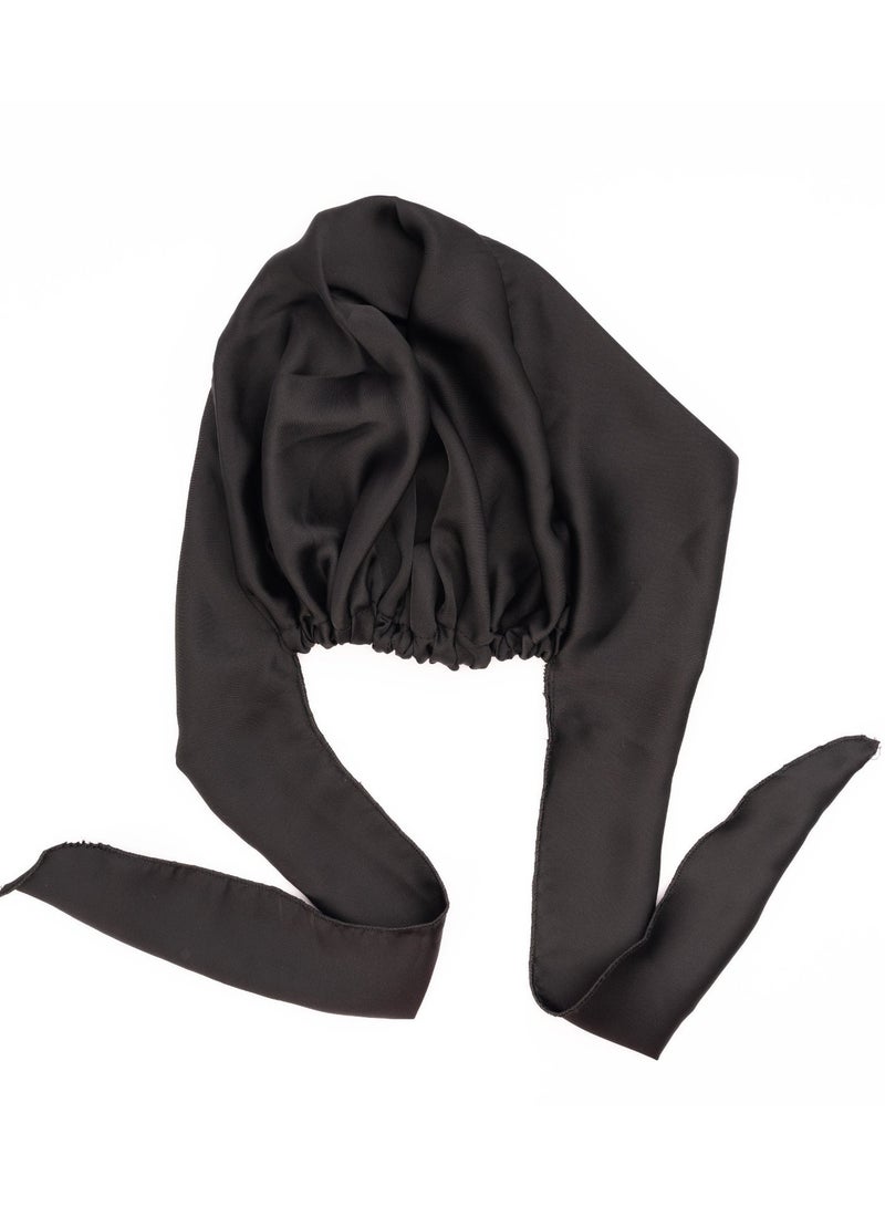 هيرز رباط ساتان HERS 100% – إكسسوار لحماية الشعر والتجاعيد الطبيعية، يقلل الاحتكاك وتكسر الشعر، مثالي للنوم أو تحت الحجاب - Image 3